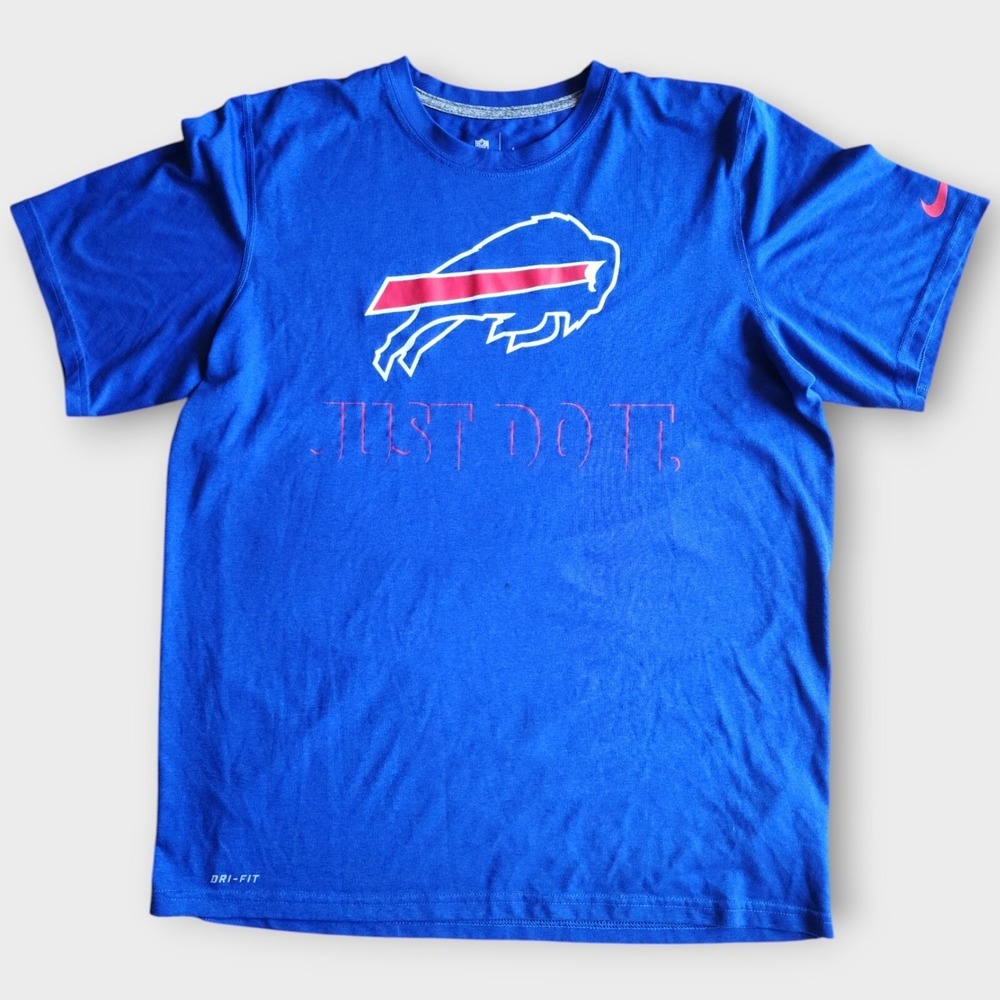Nike NFL Buffalo Bills "Just Do It" Shirt Men's L Dri-FIT Tee